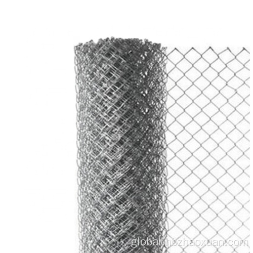 Diamond Twisted Galvanized Chain Link Fence Galvanized PVC Coated Chain Link Fence Factory